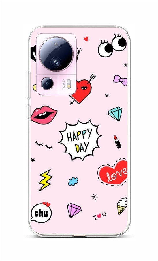 Kryt TopQ Xiaomi 13 Lite Happy Day 95896