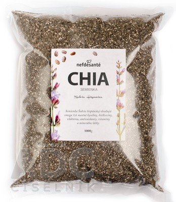Nefdesante Chia semínka semena Šalvěje (Salvia Hispanica) 1x1000 g 1000 g