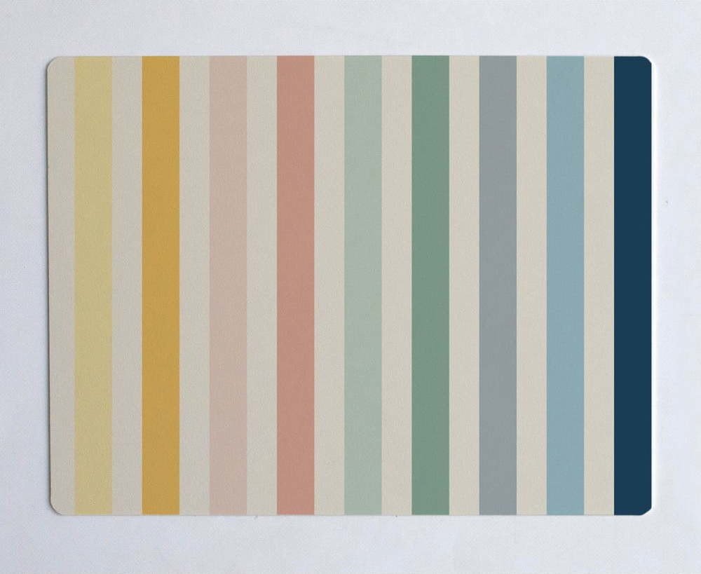 Barevná podložka na stůl The Wild Hug Stripes, 55 x 35 cm
