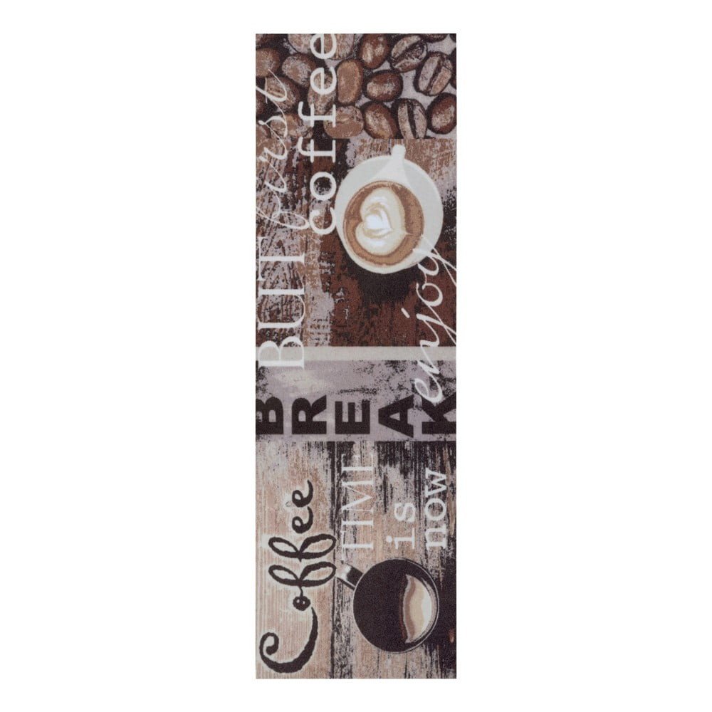 Hnědý koberec běhoun 50x150 cm Enjoy Coffee Break – Hanse Home