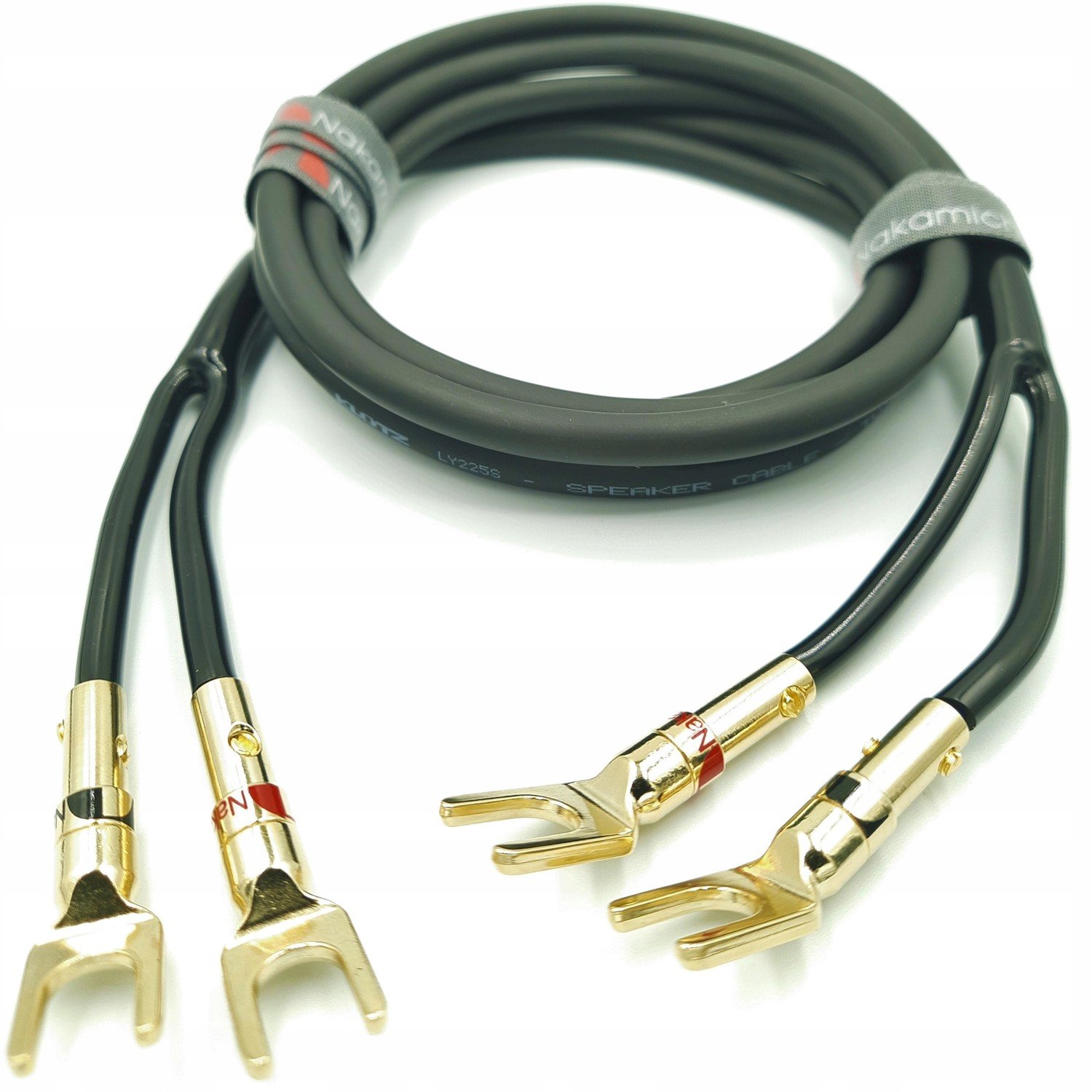 Nakamichi Ofc reproduktorový kabel 2x4mm2 vidlice 4m