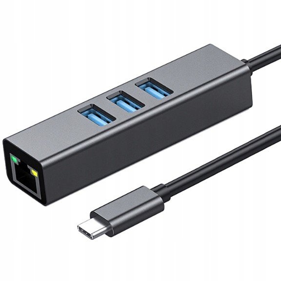 Síťová karta Hub Usb-c Gigabit Lan 1000Mb RJ45