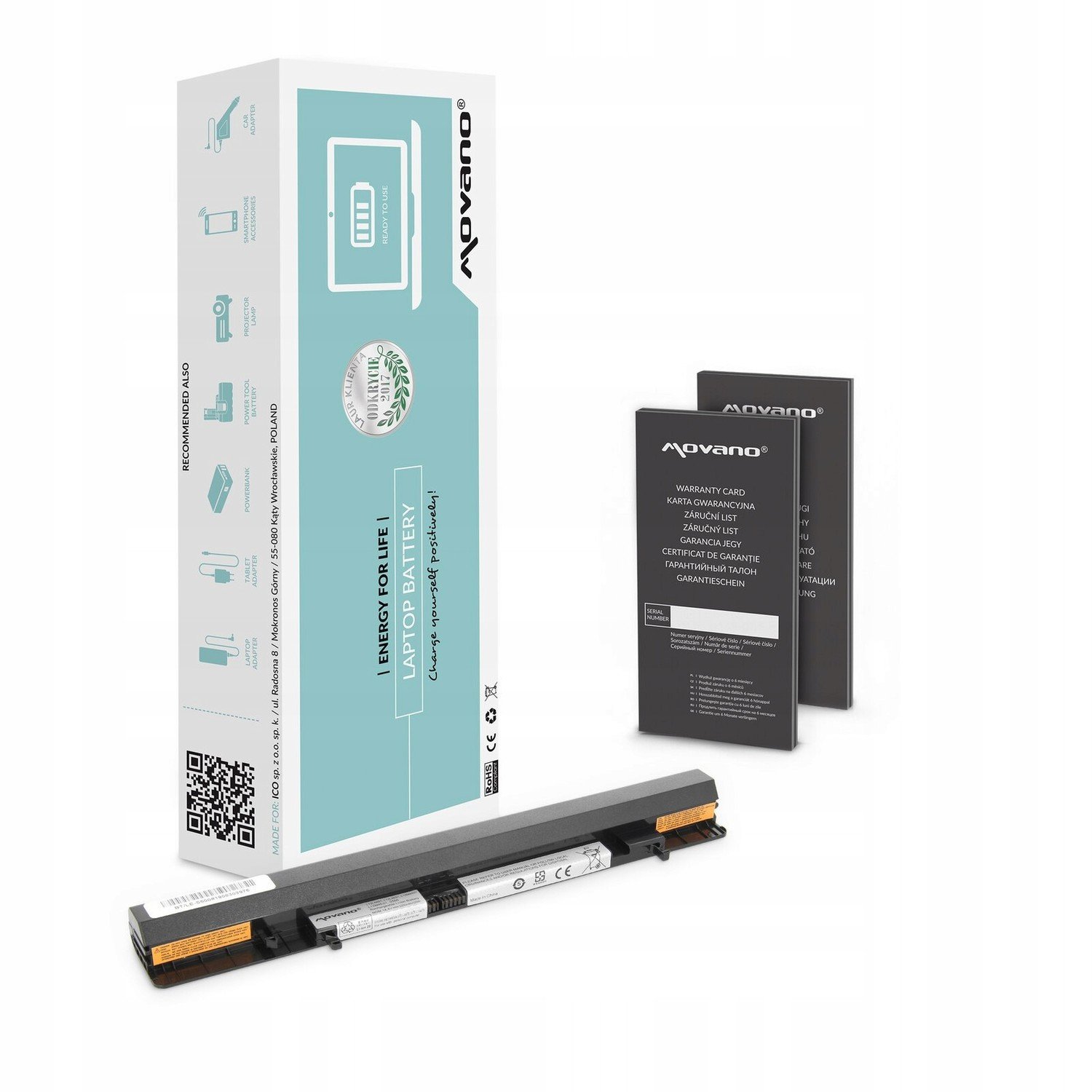 Baterie pro Lenovo IdeaPad 121500165 14,4V 2200mAh