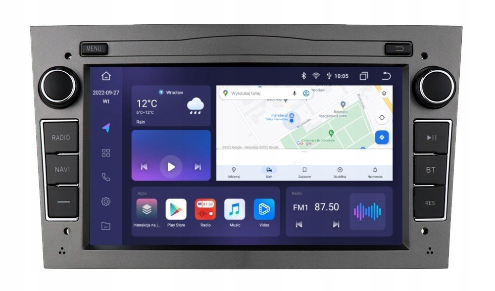 Navigace Android Opel Meriva 6/128 Gb Dsp Carplay