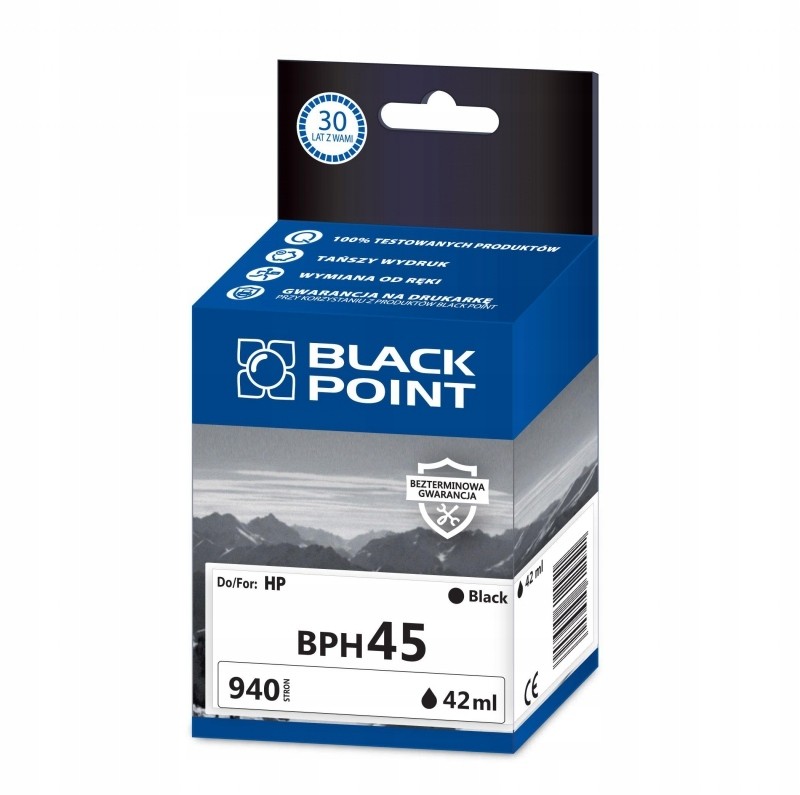Inkoust Black Point pro Hp 45 710c 720c 950c 51645A