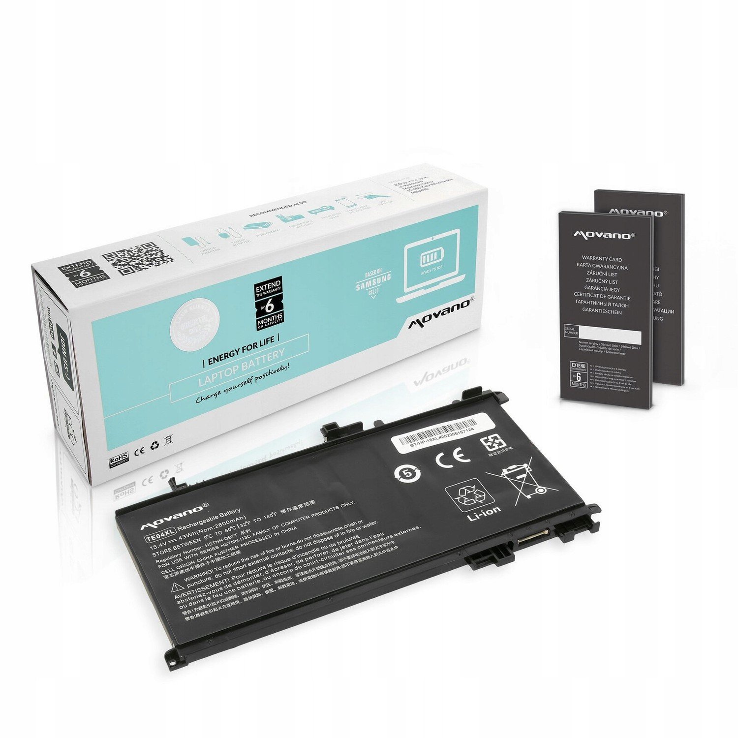 Baterie pro Hp Pavilion 15-BC201UR 15-BC202NA 15,4V