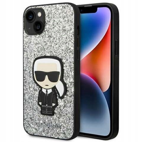 Pouzdro Karl Lagerfeld Glitter iPhone 14 Plus