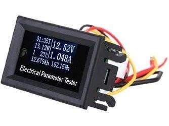 Panelový měřič elektrických parametrů Oled 10A 100V