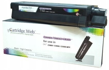 1x Cartridge Web pro Oki C5800 C5900 6k černá