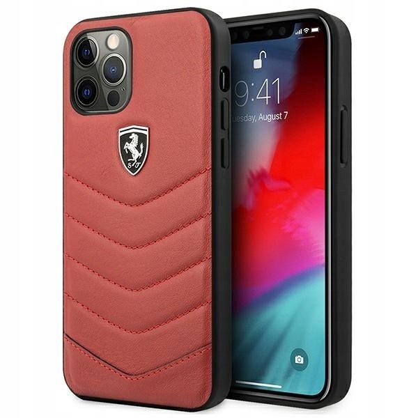 Ferrari FEHQUHCP12MRE iPhone 12/12 Pro červený/re