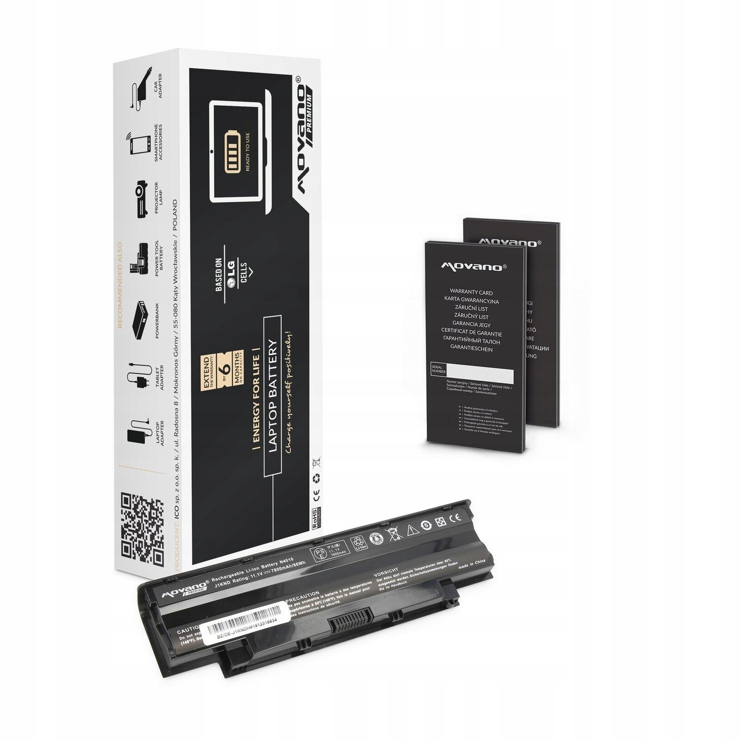 Baterie pro Dell Inspiron N5020 N5030 N5030D N5030R