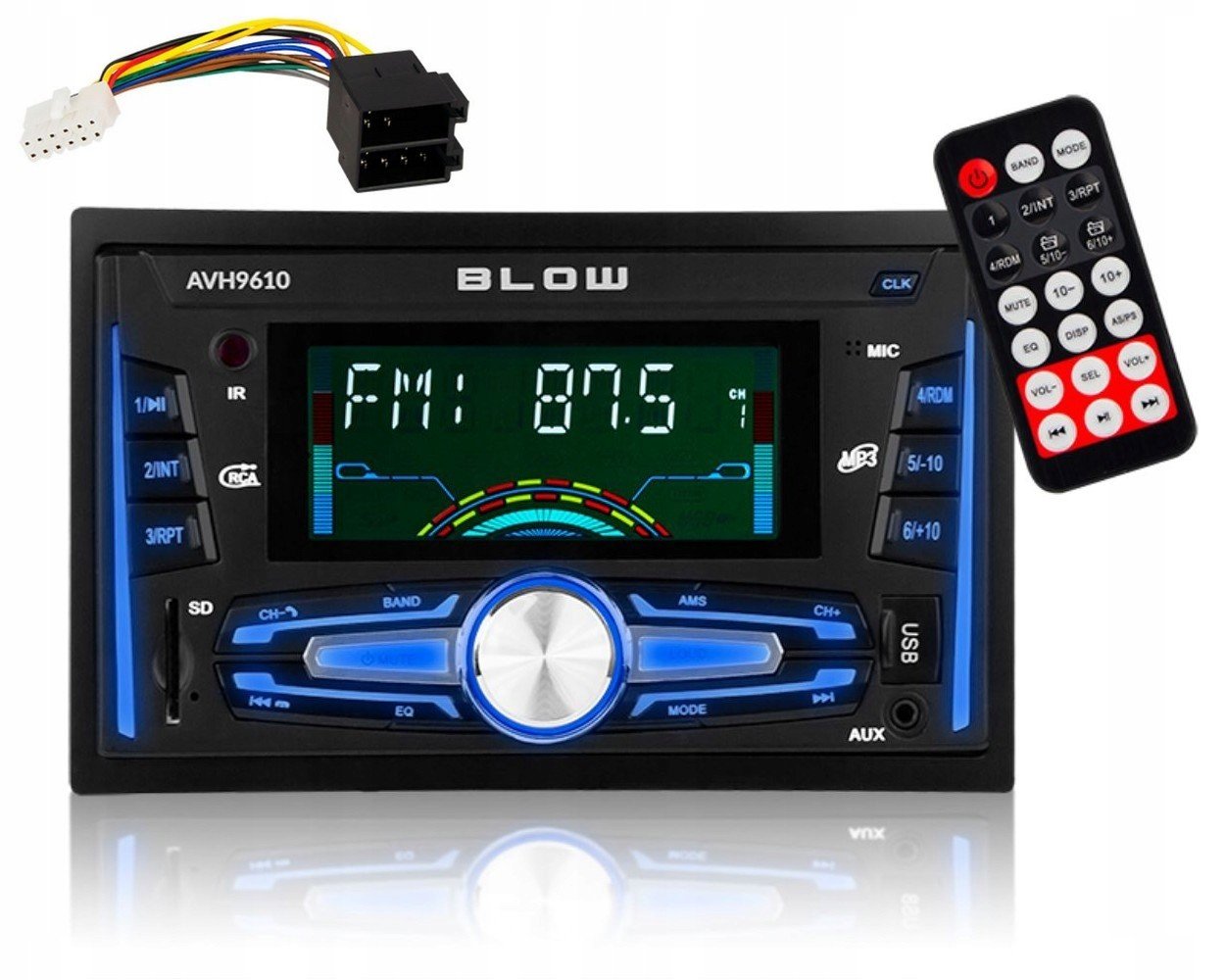 Autorádio Blow 2DIN Fm Sd Usb MP3 50W Bt