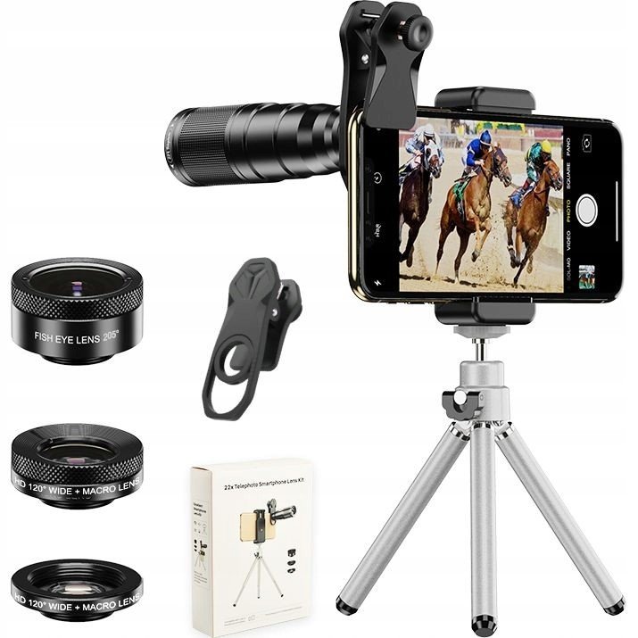 Objektiv pro fotoaparát chytrého telefonu Apexel teleskop 22X