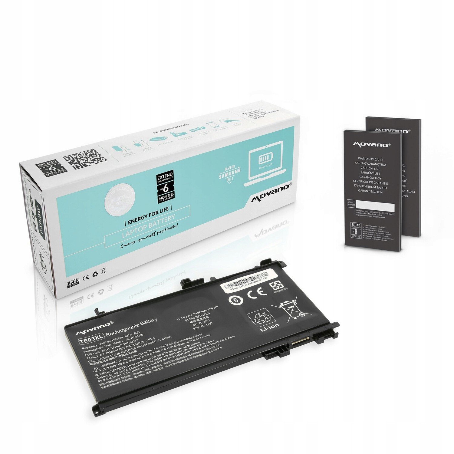 Baterie pro Hp Pavilion 15-BC414TX 15-BC414UR 39Wh