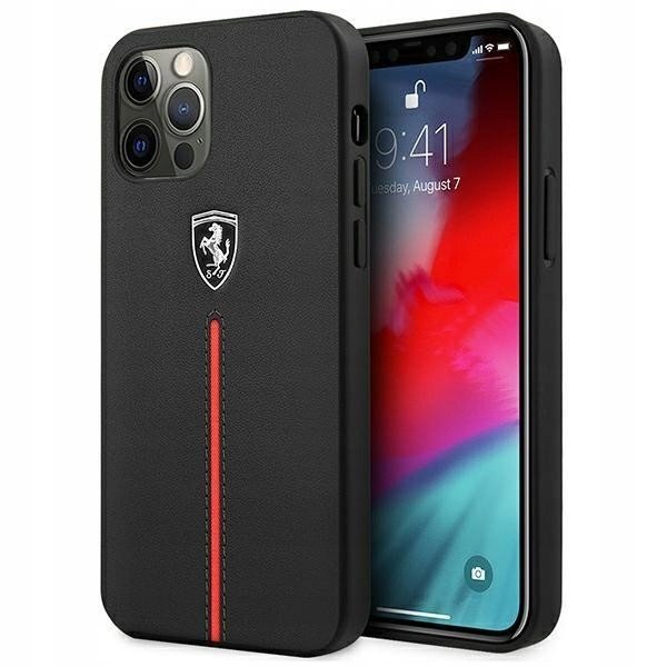 Pouzdro Ferrari pro iPhone 12 Pro Max černé