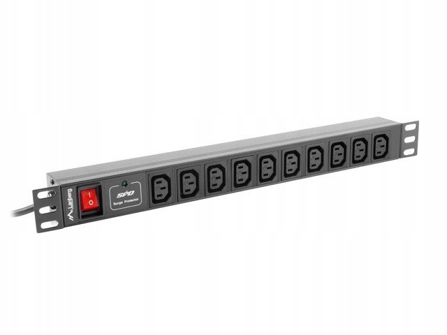 Zásuvková Lišta Rack Pdu 1U 10A 10X Iec C13 2M C