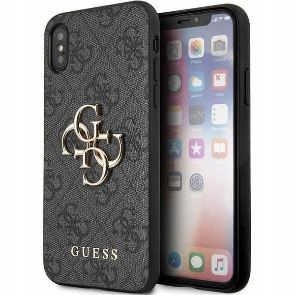 Guess GUHCPX4GMGGR zadní kryt pro Apple iPhone Xs/x šedý/gr