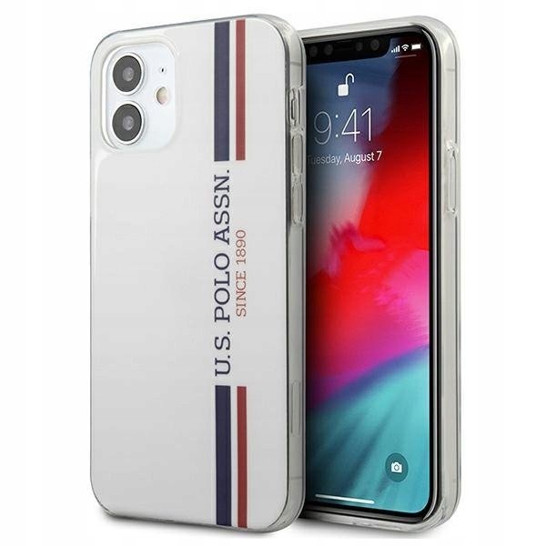 Us Polo Tricolor Pouzdro Na Iphone 12 Mini Bílé