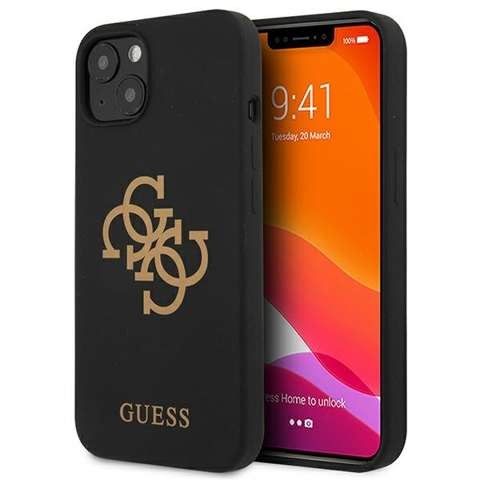 Pouzdro Guess Silicone 4G Logo pro iPhone 13 Mini