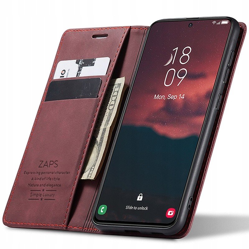 Flipové Pouzdro Zaps Peněženka Case Pro Galaxy S23+