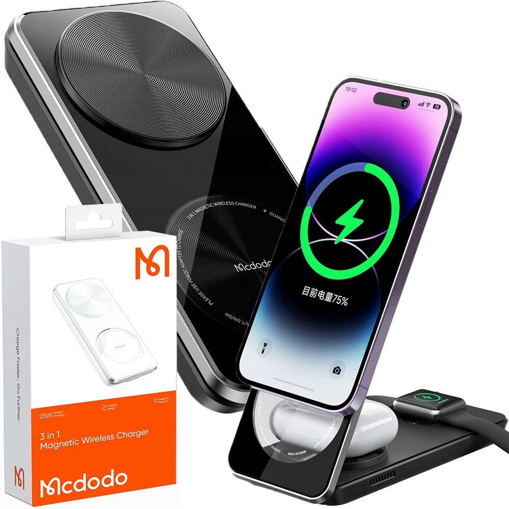 Mcdodo Dokovací Stanice 3V1 Qi Iphone Airpods Watch