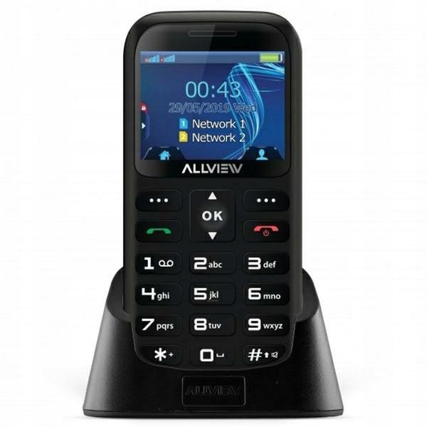 Allview Telefon D2 Senior černý/černý