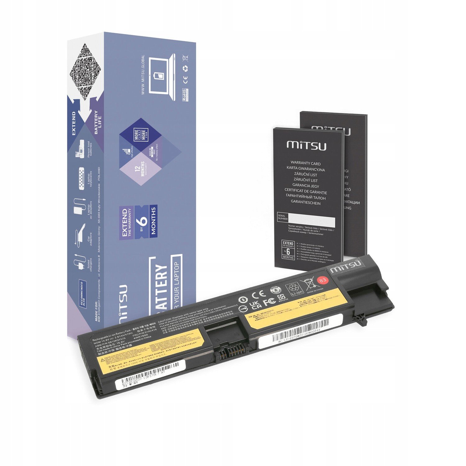 Baterie pro Lenovo Thinkpad E570 4X50M33574 20H5