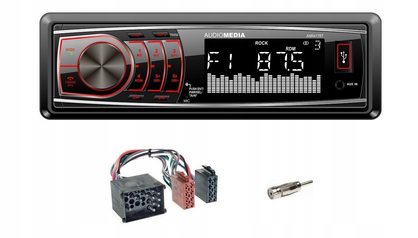 Audiomedia AMR417BT Bluetooth Usb rádio Audi A8 D2