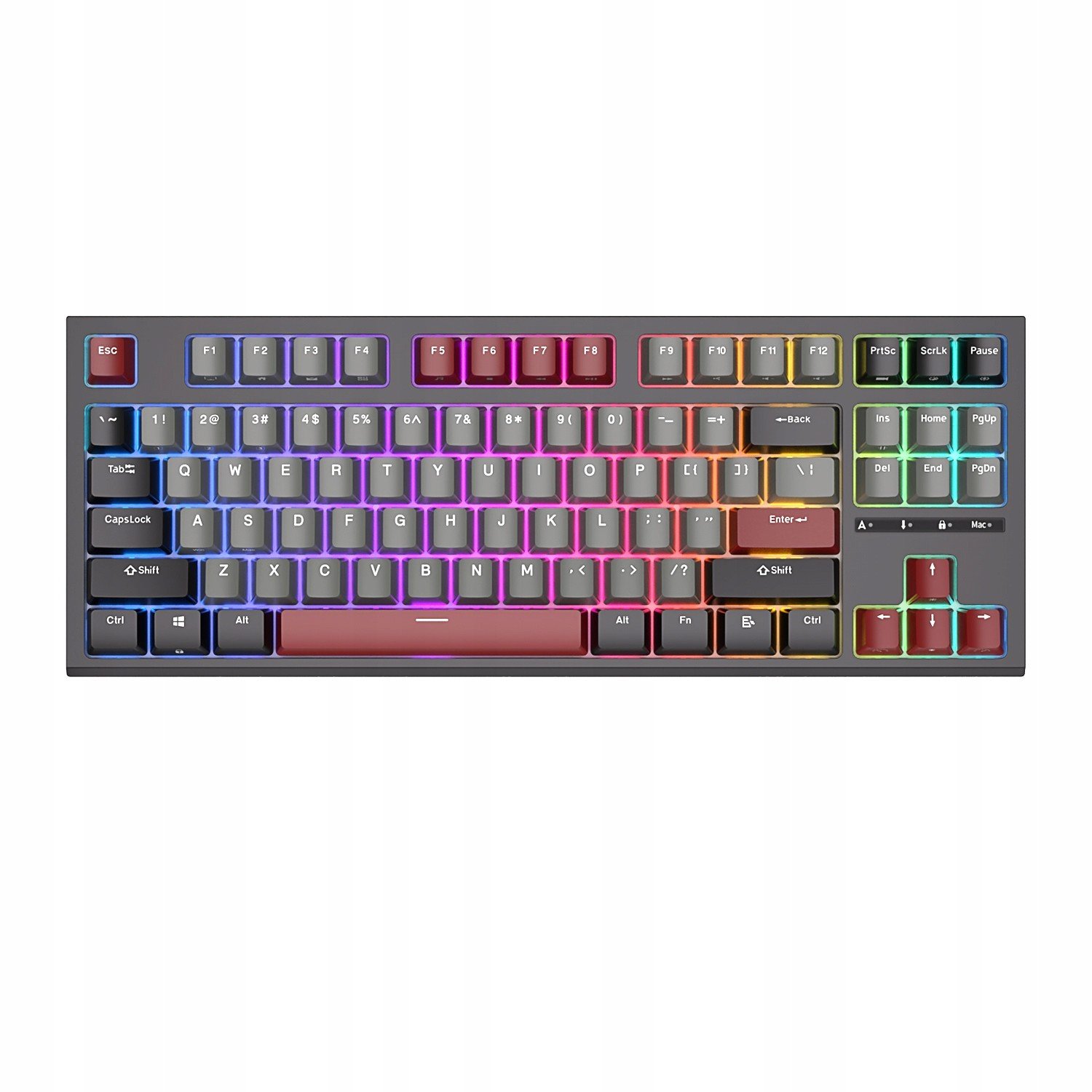 Mechanická Klávesnice Rk R87 Rgb Tkl Hotswap Brow