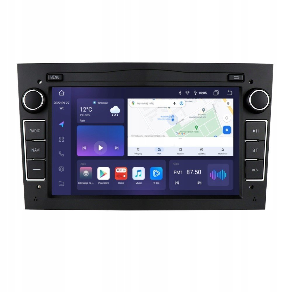 Rádio 2DIN Android Opel Corsa D 6 Gb Dsp Carplay