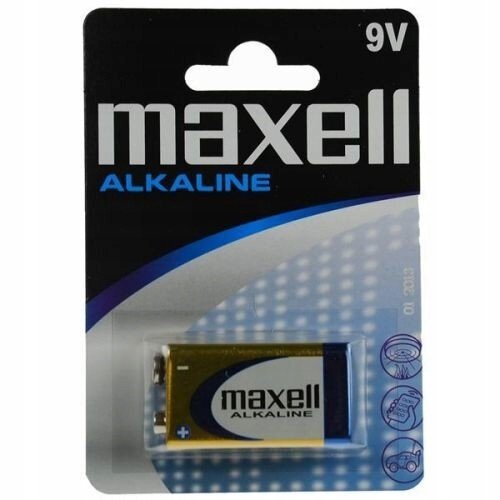 Alkalické baterie Maxell 6LR61 9V 6LP3146 12ks