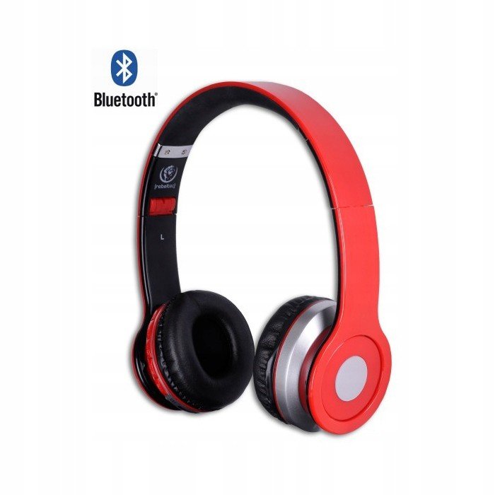 Rebeltec Bluetooth sluchátka Crystal červená