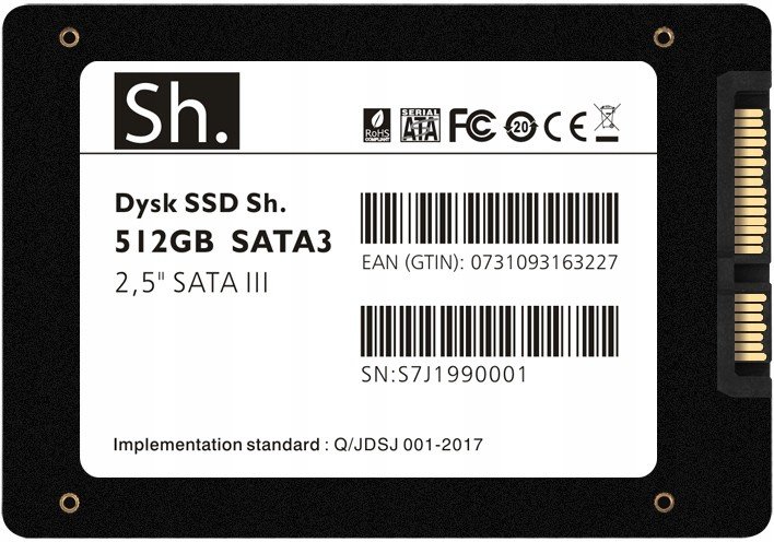Ssd disk Sh. 512GB SATA3 2,5