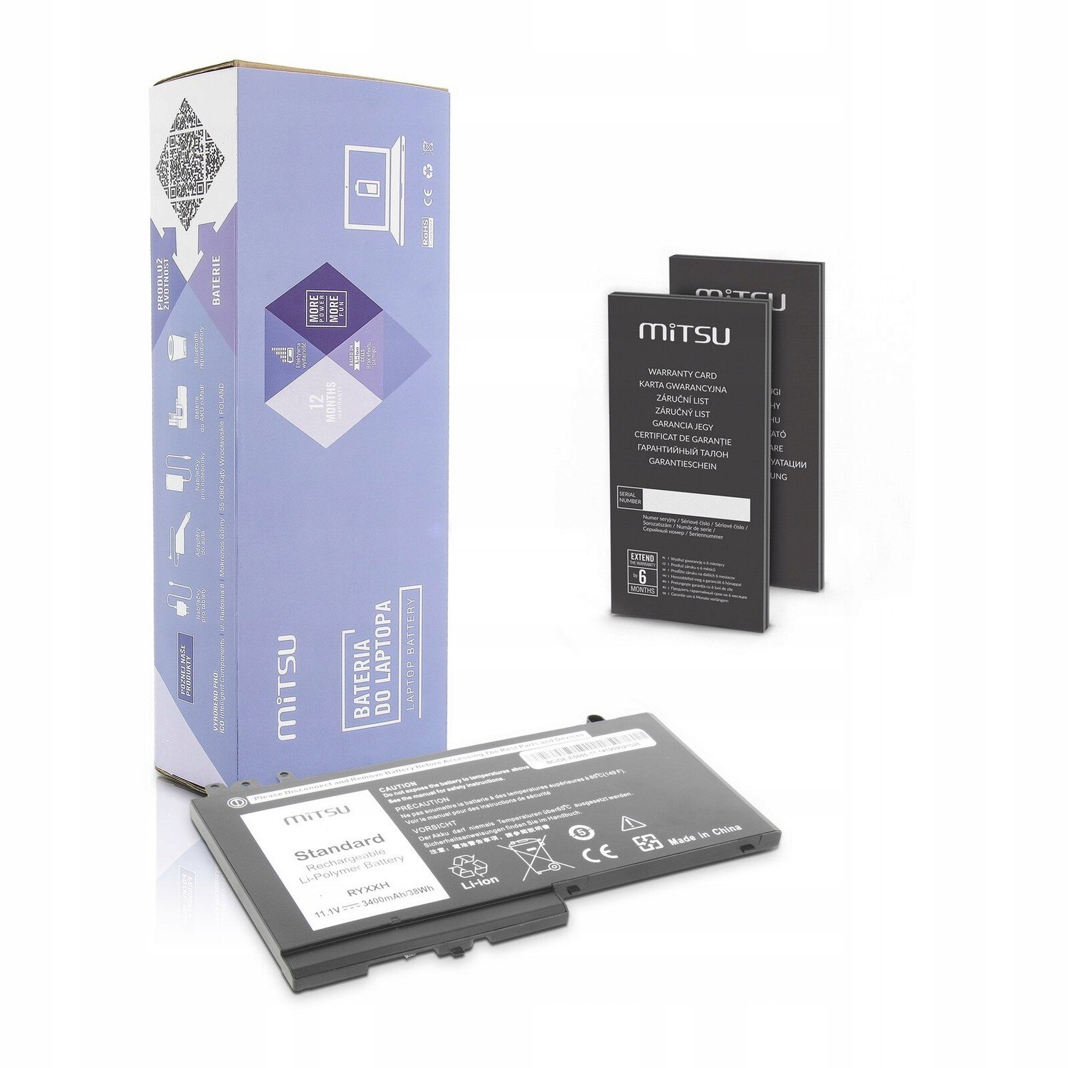 ** Baterie R0TMP pro Dell Latitude 11,1 V 3400 mAh