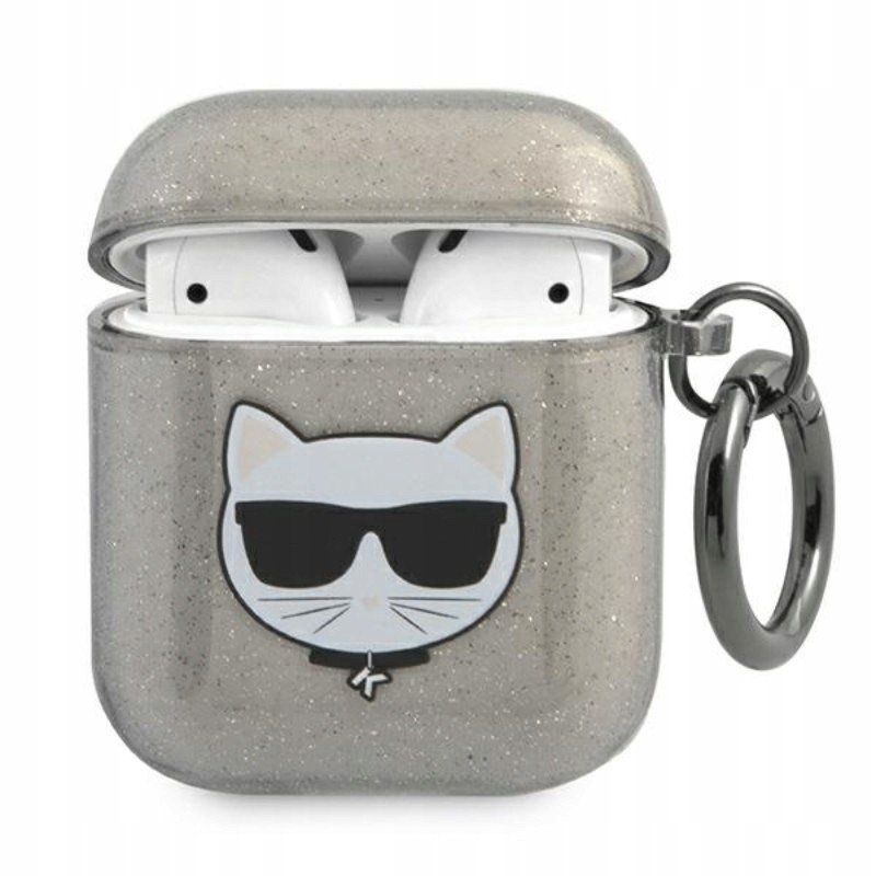 Pouzdro pro AirPods 2, AirPods 1 Karl Lagerfeld Černá