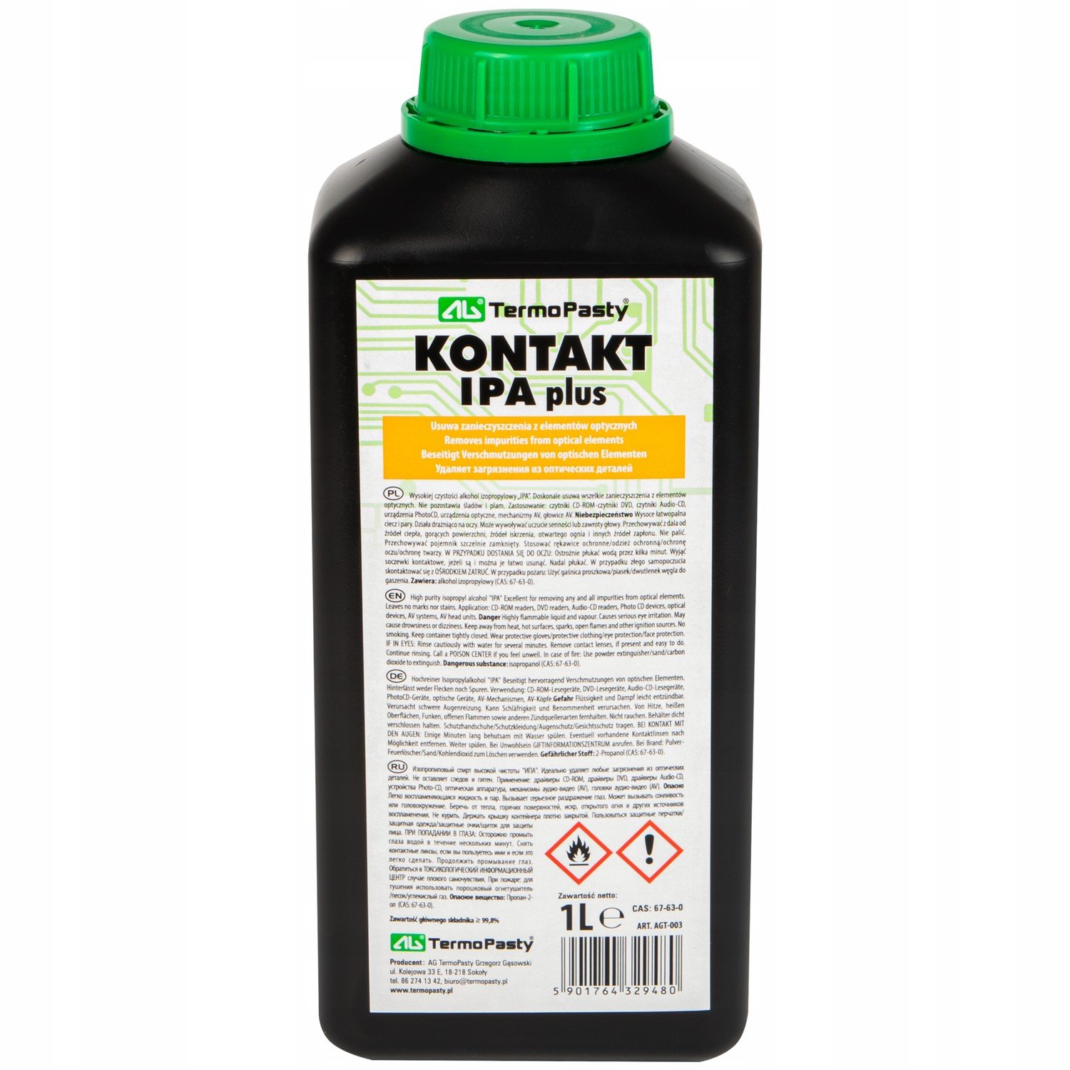 Isopropylalkohol Ag Kontakt Ipa plus 1000ml