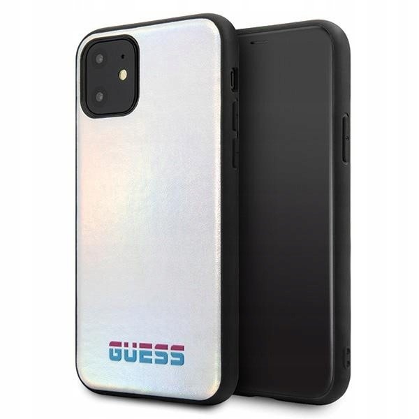 Originální pouzdro pro Iphone 11 Pro Max Guess stříbrné