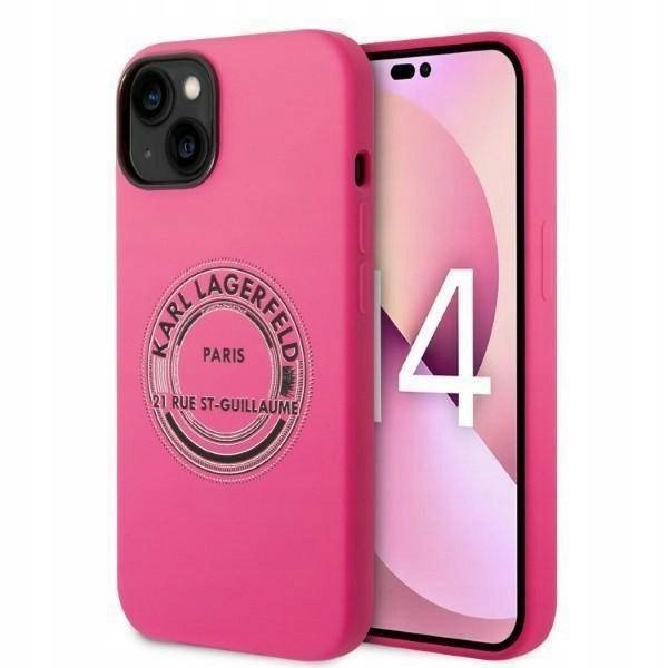 Karl Lagerfeld pouzdro pro iPhone 14 Plus růžové/pink