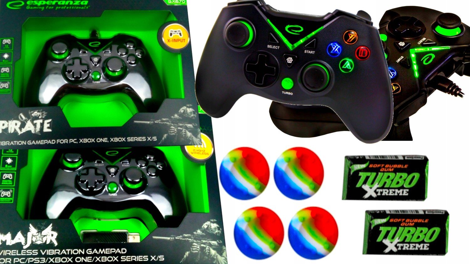 Gamepad Bezdrátový PC/PS3/XBOX One Series X/s