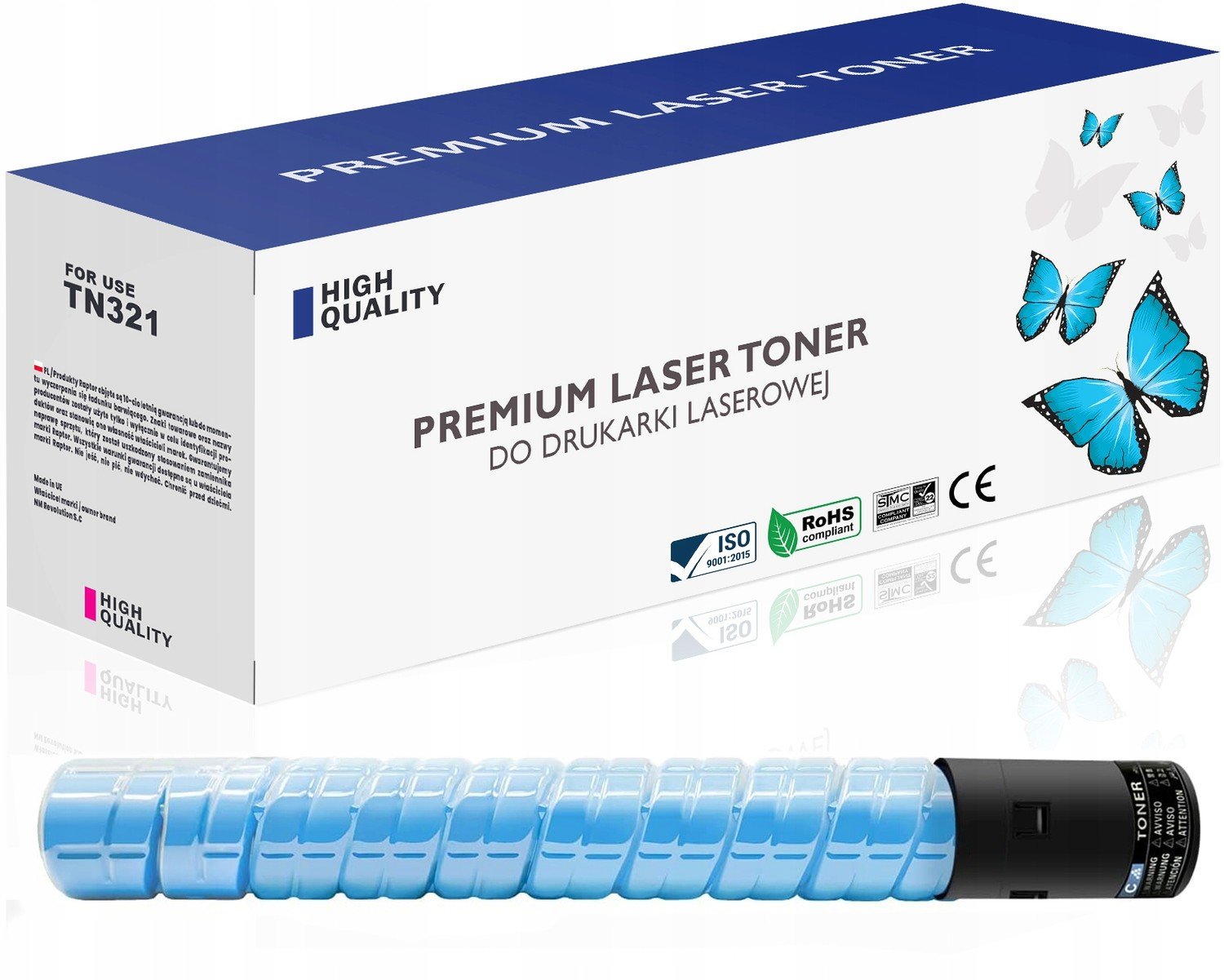 Toner pro Konica Minolta TN-321 BizHub C224 azurová