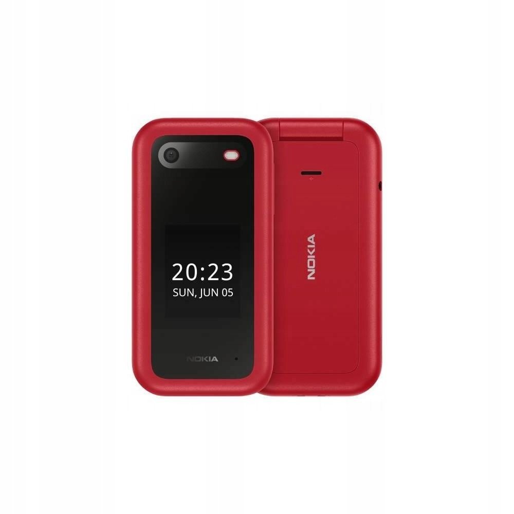 Telefon Nokia 2660 Ds červený stolní nabíječka