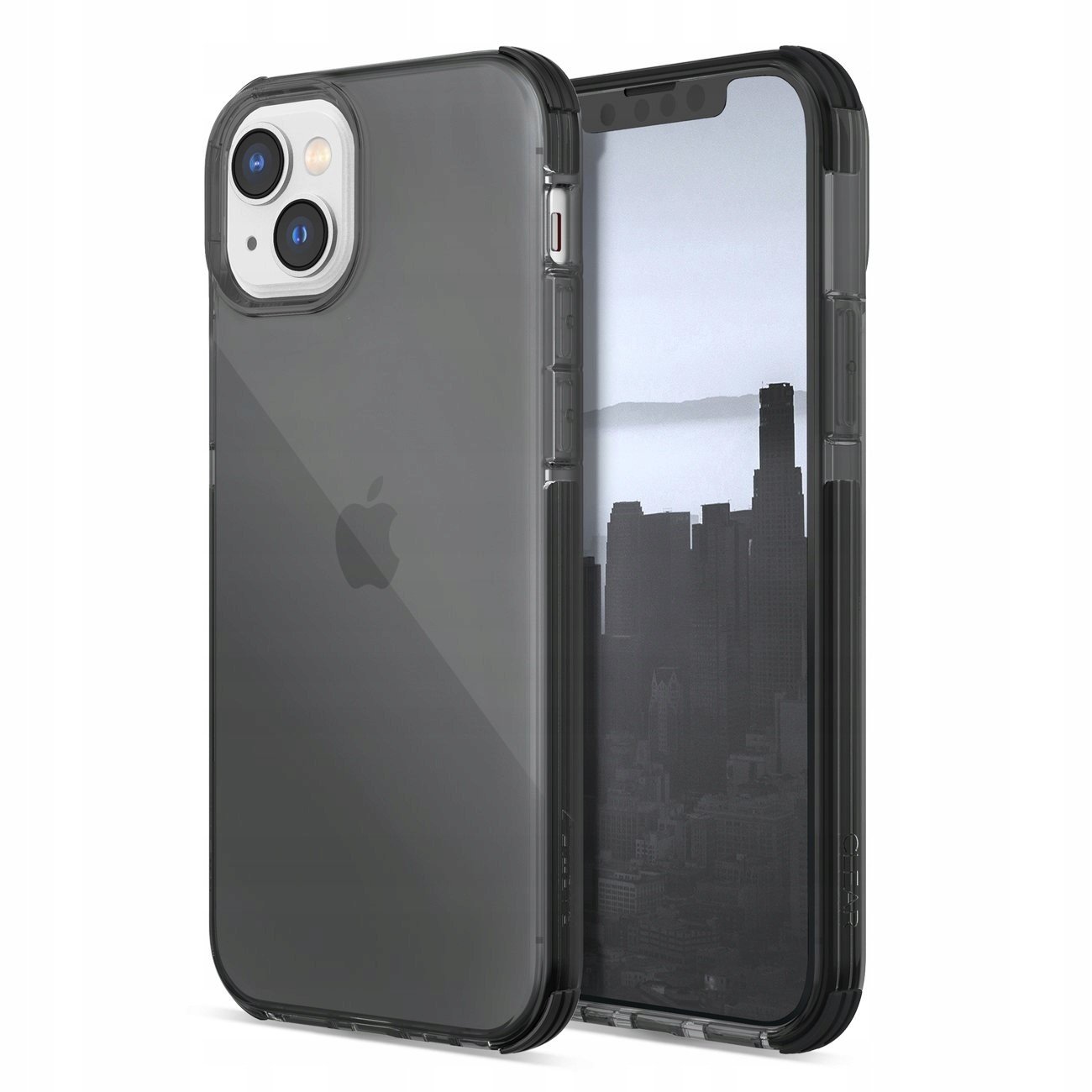 Pouzdro Raptic X-Doria Clear Case pro iPhone 14 šedé