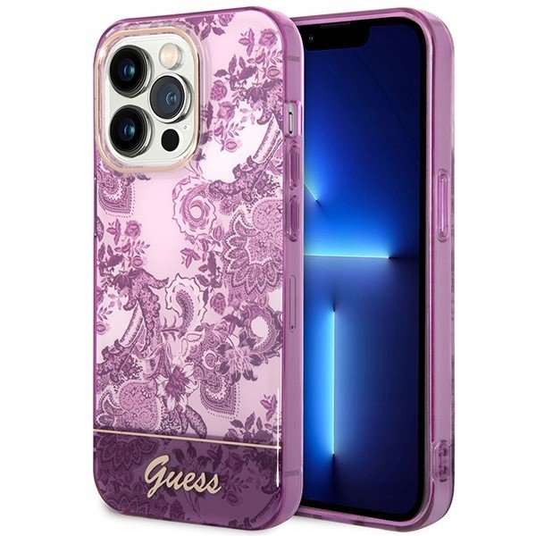 Guess Porcelain Collection – pouzdro na iPhone 14 Pro Ma