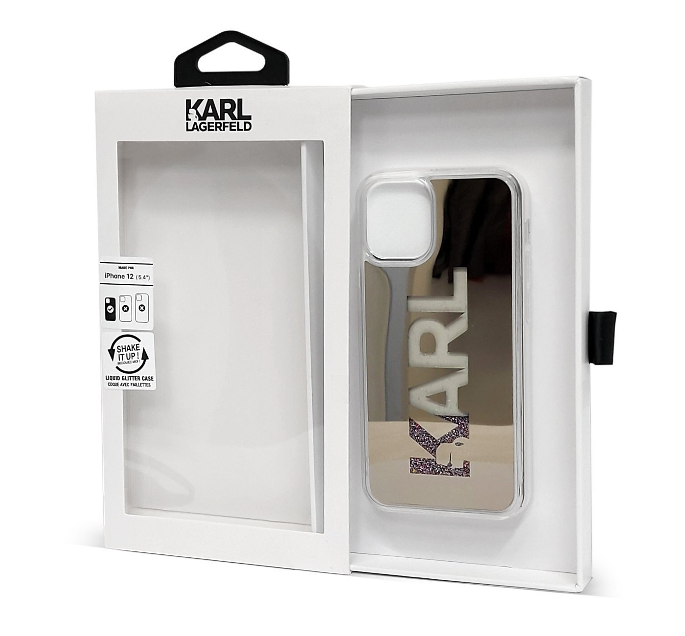 Karl Liquid Glitter Mirror Iphone 12 Mini