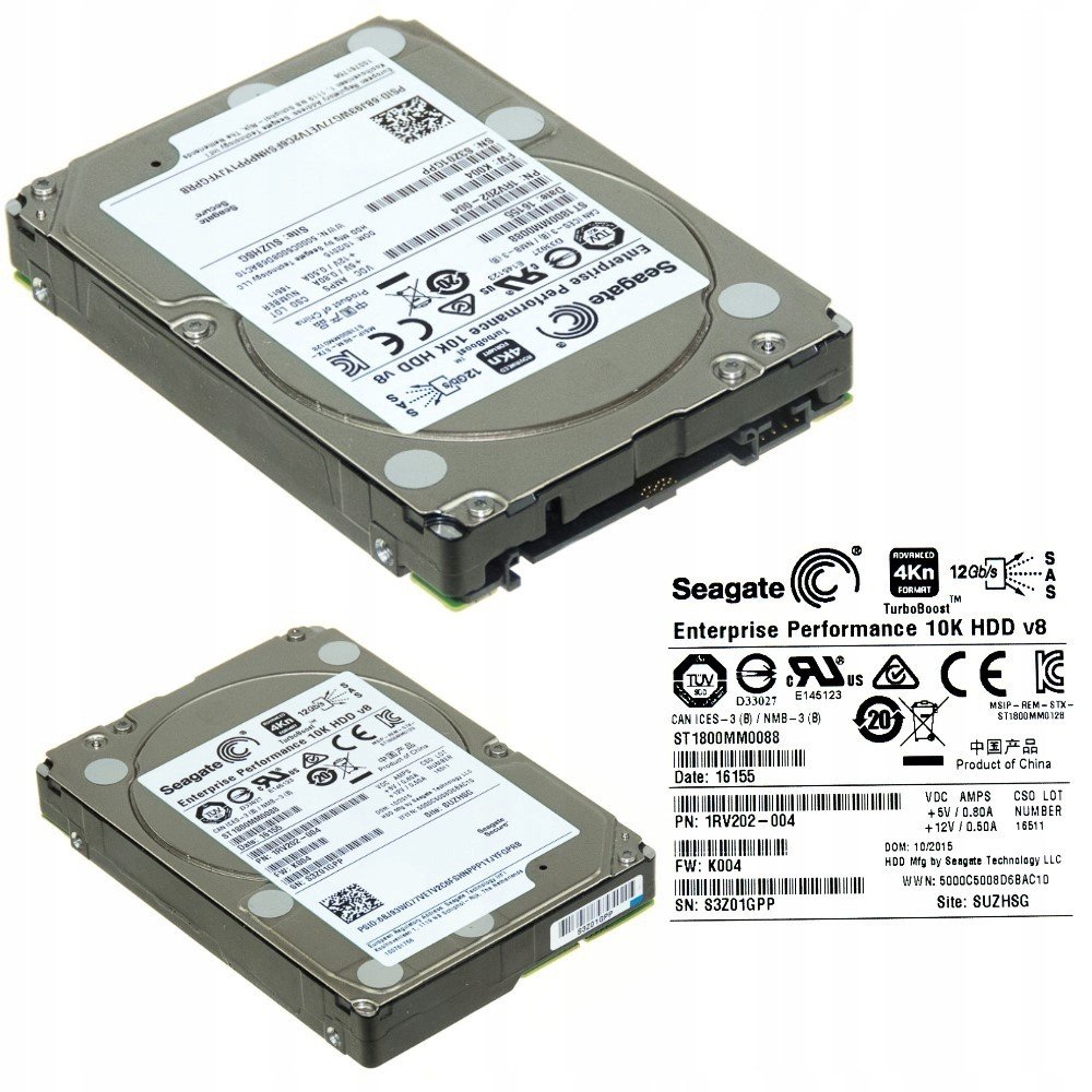 Seagate ST1800MM0088 1,8 Tb 10 000 ot./min Sas 2,5