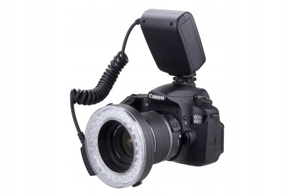 Kruhová Lampa Makro Led Canon Nikon Sony