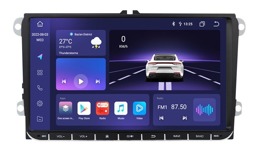 Rádio 2DIN Android Vw Touran 1 A Dsp Carplay 3/32