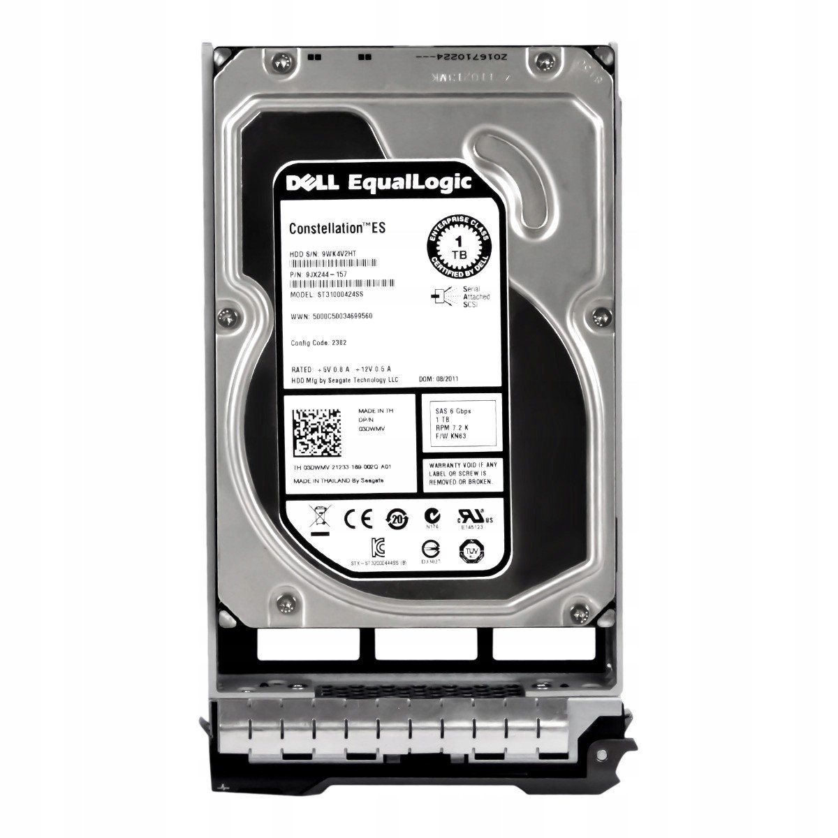 Dell 03DWMV 1TB 7.2K 16MB SAS-2 3.5'' ST31000424SS