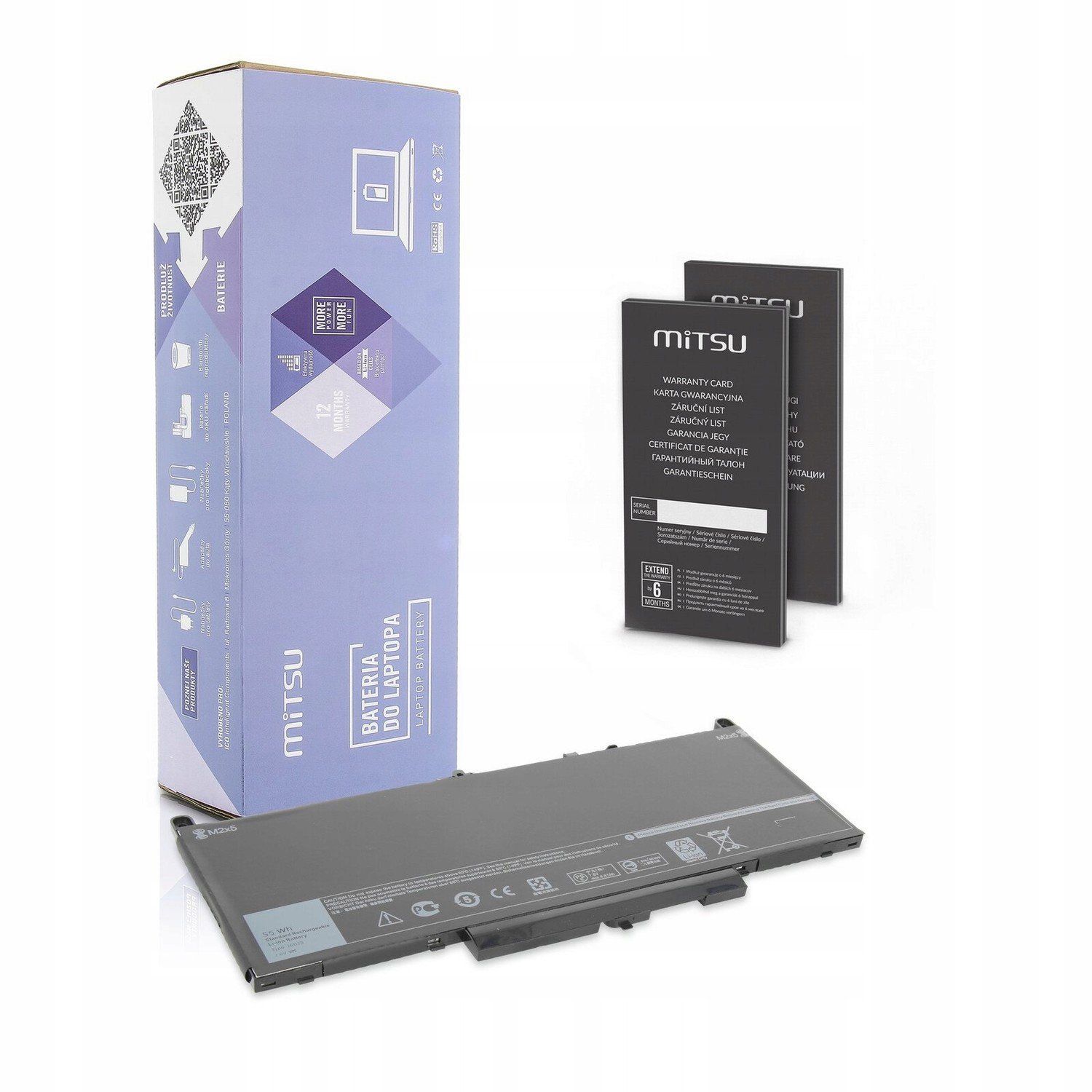 Baterie pro Dell Latitude 12 E7270 MC34Y NJJ2H Hq