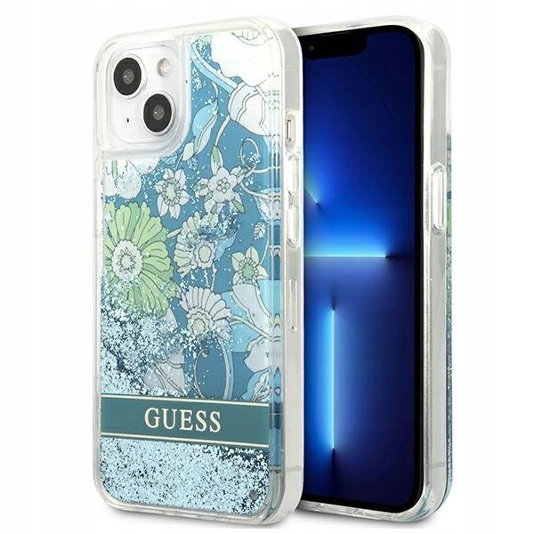 Guess Tekuté Glitrové Pouzdro Pro Apple Iphone 13 6.1